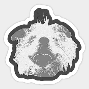 Dada Da Dog Sticker